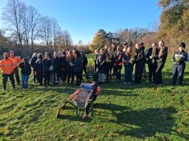 Rotary and Community Partners Plant Trees and Bulbs for Polio Eradication and Local Environment