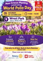 Crocus Planting Wrest Park Saturday 24th October2026