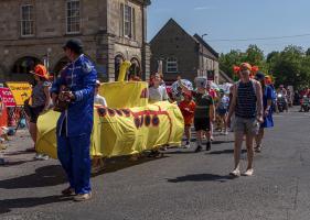 Witney Rotary supporting the Witney Carnival procession.