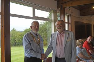 President Allan gets the chain of office