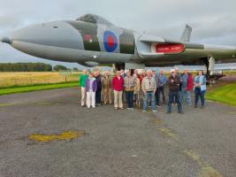 Group photograph with the Avro Vulcan.