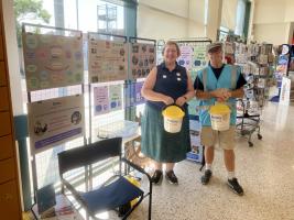Charity collections at Morrisons supermarket in Hadleigh