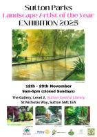 Recent Exhibition: Landscape Artist Competition, Sutton Library