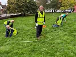 Dictionaries distributed to local school