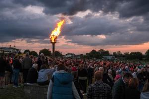 Beacon Lighting at Epsom Downs - D Day Commemoration