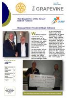 Frontpage of october 2024 newsletter