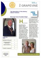 Front page of September's Grapevine