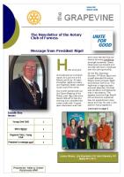 Front page Grapevine March 2026