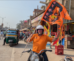"One Way Ticket to India"  