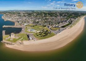 Panoramic view of Broughty Ferry