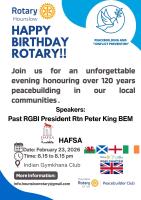 Happy Birthday Rotary