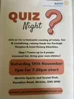 Phoenix Quiz at Writtle Sports & Social Club