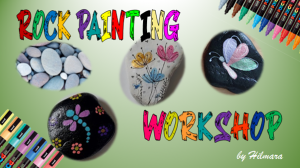 Rotary - Rotary Friendship Group - Colouring Pebbles with Hilmara