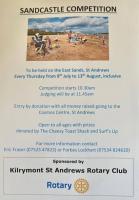 1st of our East Sands Sandcastle Competitions