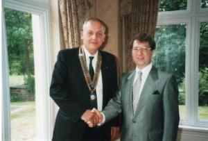 Tom Moore taking over as President from  Sid Cockcroft  in 1995