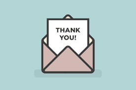 Letters of Thanks from around the world