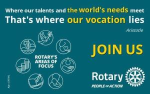 Rotary's areas of focus