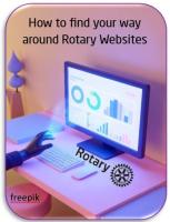 How to find your way around Rotary Websites