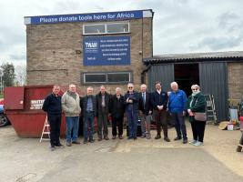 Visit to Tools With a Mission, Rugby
