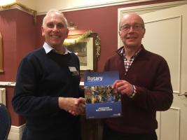 Buxton Rotary's newest member - Dr Wyn Jones