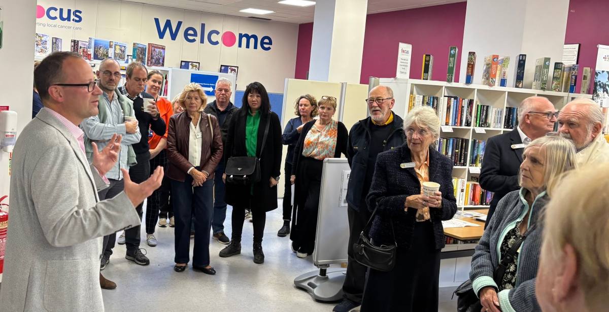 Rotary Big Space Cancer Appeal - Visit to the Oncology Unit