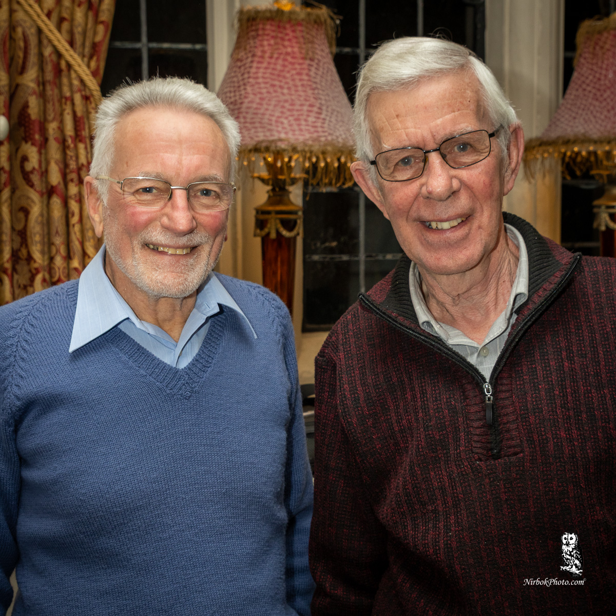 Peter Ormond and President David Lloyd