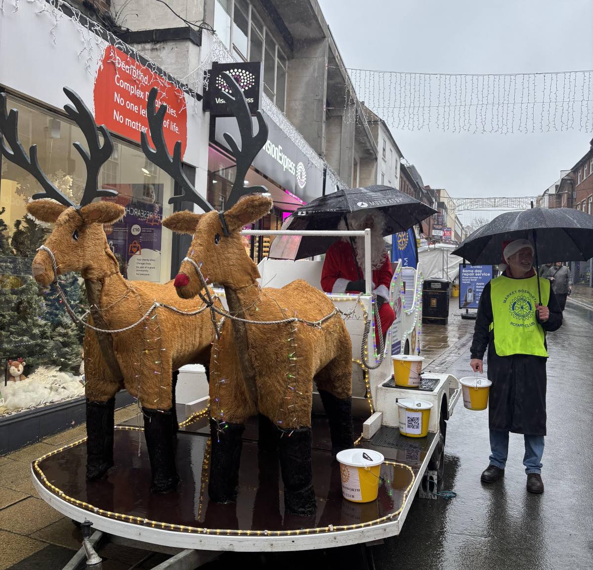 Santa on Castle Street