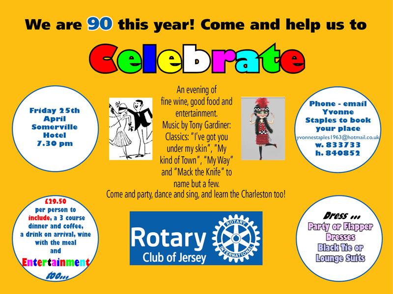 Our 90th Birthday Party Rotary Club Of Jersey