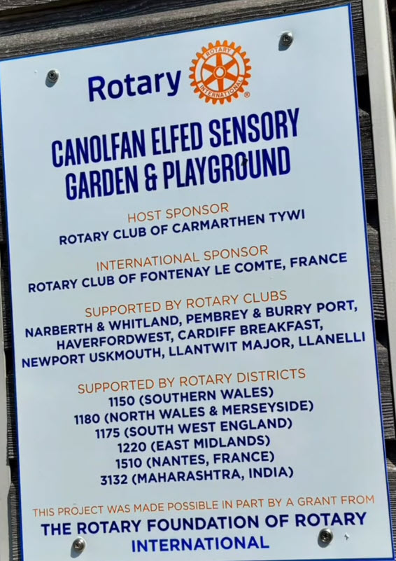 Rotary Contributors including Llanelli